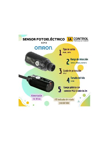 Sensores Fotoeléctricos E3FA . Réflex...