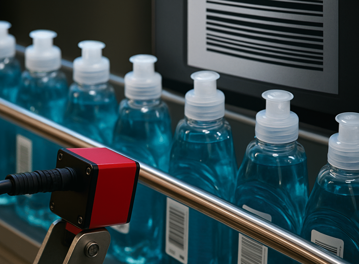 visión artificial para inspección de códigos QR en transportadores industriales - IA Control