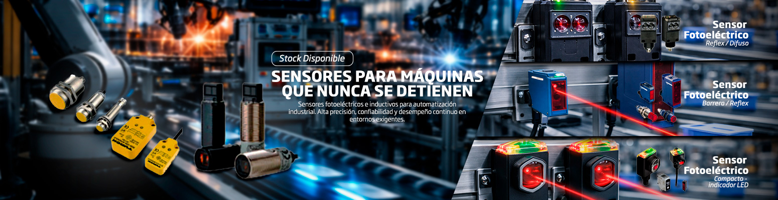 Sensores Fotoelectricos - IA CONTROL Banner Web