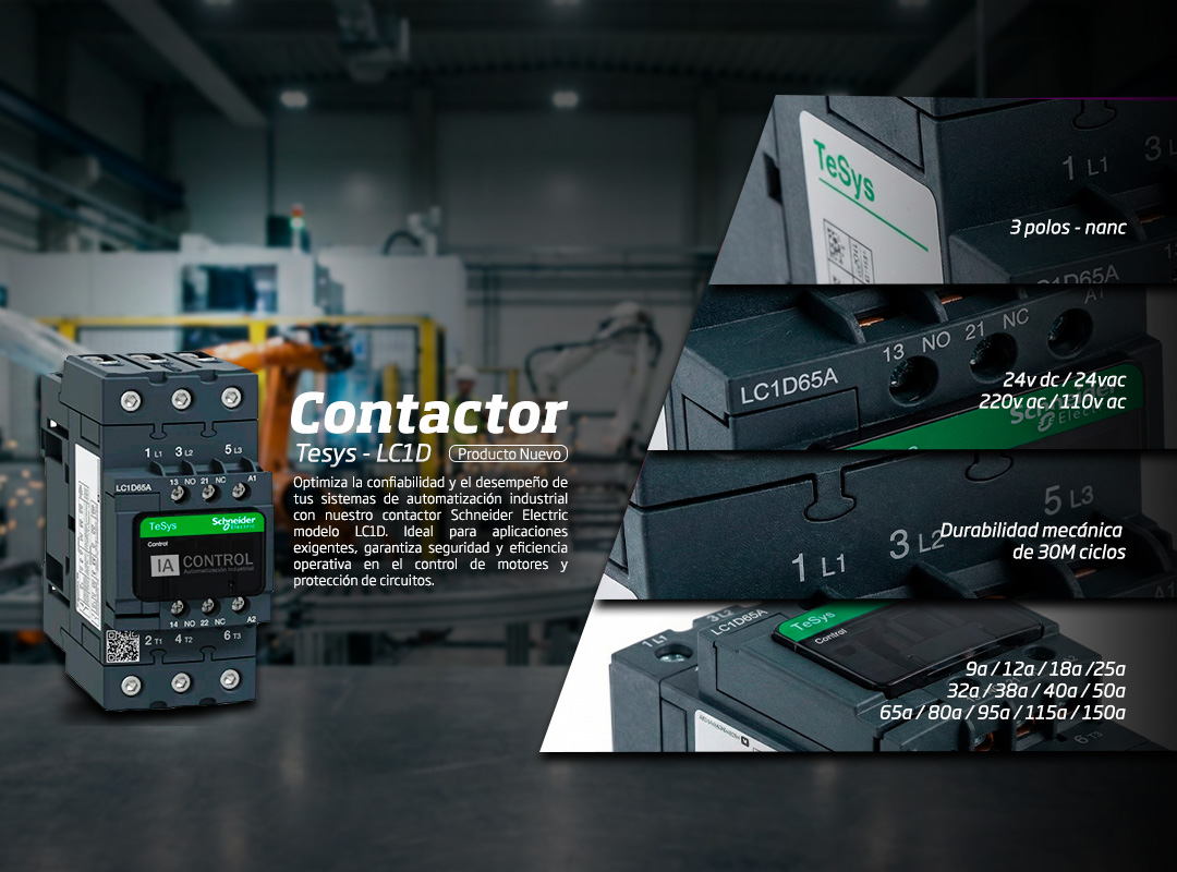 banner web-contactor schneider - lc1d